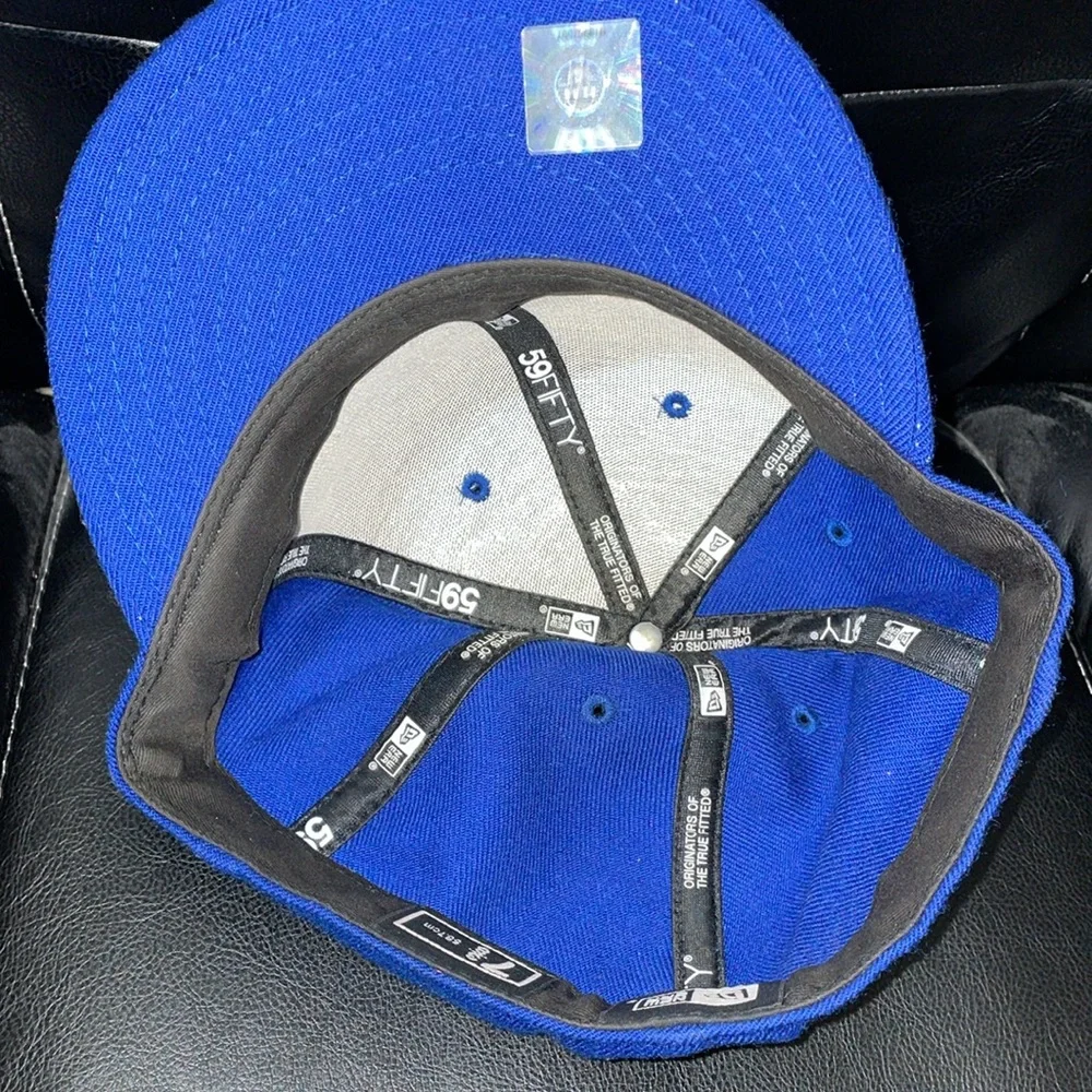 NEW ERA Kansas Jayhawks Fitted Size 7 3/8 - Picture 8 of 13